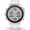 Часы GARMIN FENIX 6S WHITE SILVER WITH WHITE BAND 010-02159-00