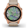 Часы GARMIN FENIX 7S – SAPPHIRE SOLAR EDITION ROSE GOLD TITANIUM WITH LIMESTONE LEATHER BAND 11376
