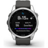 Часы GARMIN FENIX 7S SILVER WITH GRAPHITE BAND 11158