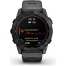 Часы GARMIN FENIX 7X SAPPHIRE SOLAR CARBON COATED TITANIUM GRAY (DLC) VENTILATED TITANIUM GRAY CARBON COATED (DLC) STRAP 11164