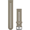 Ремешок GARMIN QUICK RELEASE BAND 20MM SANDSTONE/STAINLESS FR645 10091