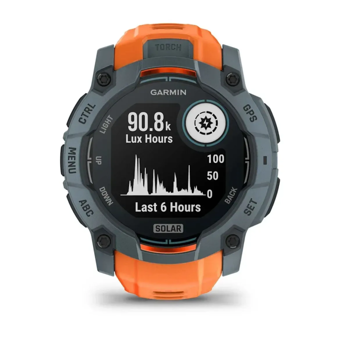 Смарт-часы GARMIN INSTINCT 3 (50 мм) Solar сумеречные/солнечные 010-02935-01